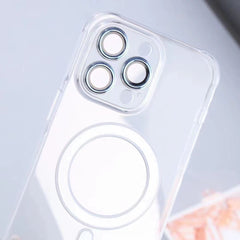 Husa protectie Kaveny pentru Apple iPhone 12 Pro, MagSafe Silicone, Protectie si folie camera inclusa, protectie camera, Fumuriu
