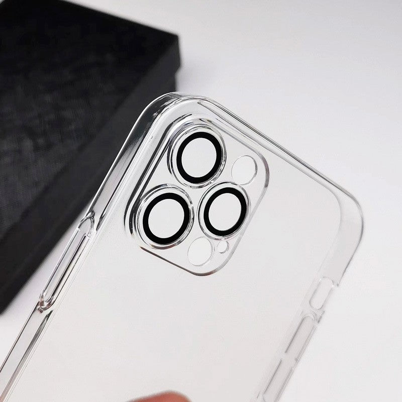 Husa protectie Kaveny pentru Apple iPhone 13 Pro Max, MagSafe Silicone, Protectie si folie camera inclusa, protectie camera, Transparent