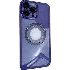 Husa protectie MagSafe TPU, Kaveny, pentru iPhone 14 Plus, cu decupaj logo, Folie Sticla Camera, Mov