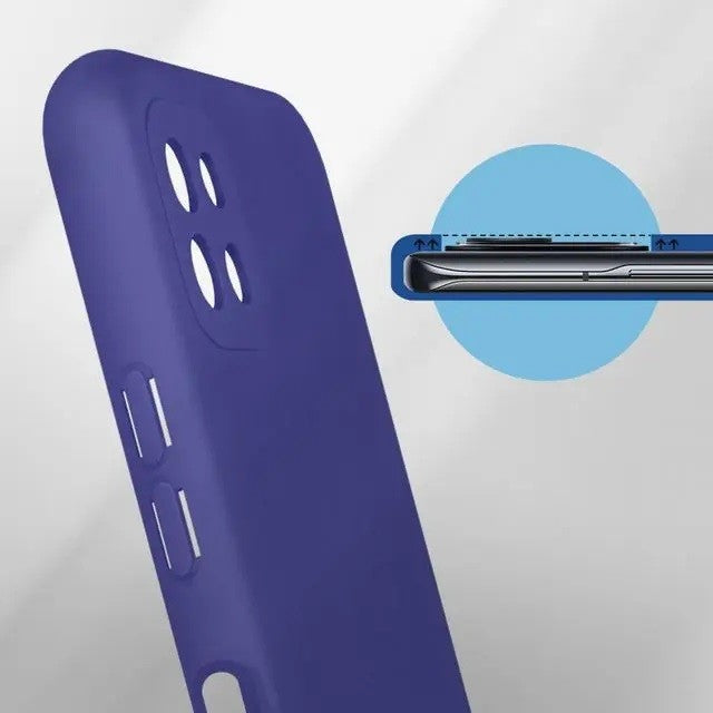 Husa protectie Kaveny pentru Samsung A22 5G Liquid Silicone Mov