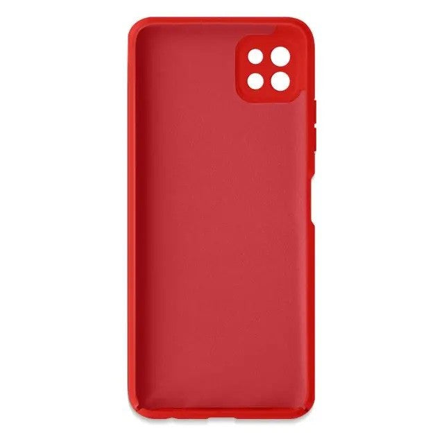 Husa protectie Kaveny pentru Samsung A22 5G Liquid Silicone Rosu