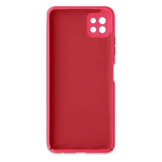Husa protectie Kaveny pentru Samsung A22 5G Liquid Silicone Roz Fuchsia/Roz