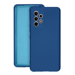 Husa protectie Kaveny pentru Samsung A53 5G Liquid Silicone Albastru Inchis