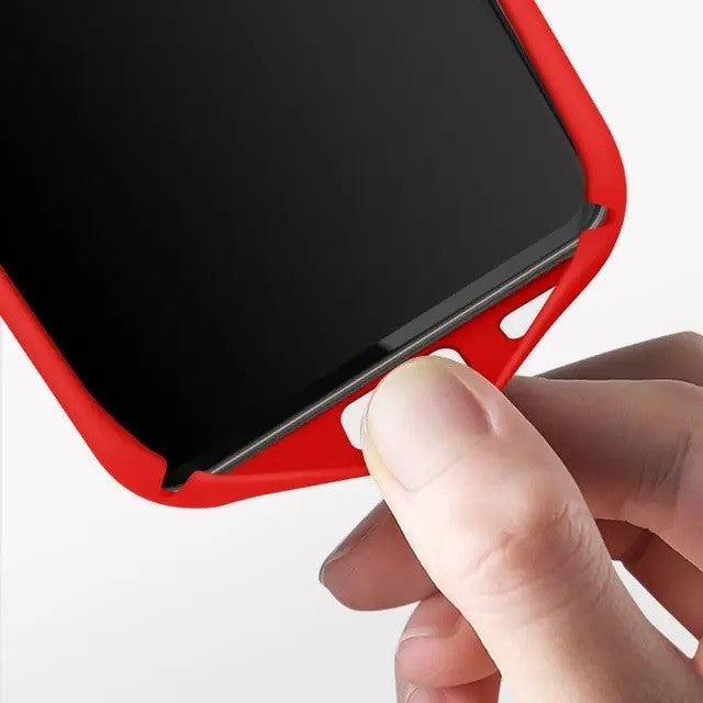 Husa protectie Kaveny pentru Samsung A53 5G Liquid Silicone Rosu