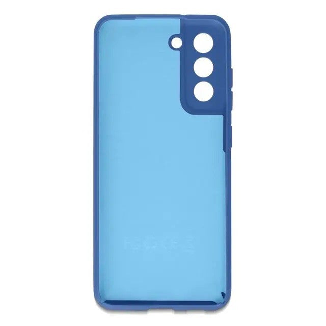 Husa protectie Kaveny pentru Samsung S21 FE Liquid Silicone Albastru Inchis