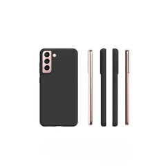 Husa protectie Kaveny pentru Samsung S21 FE Liquid Silicone Negru
