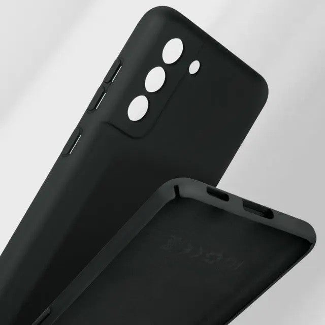 Husa protectie Kaveny pentru Samsung S21 FE Liquid Silicone Negru