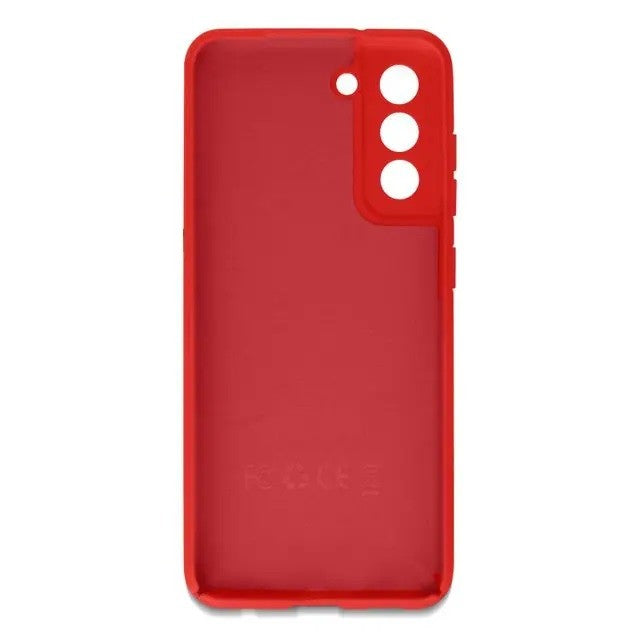 Husa protectie Kaveny pentru Samsung S21 FE Liquid Silicone Rosu