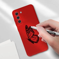 Husa protectie Kaveny pentru Samsung S21 FE Liquid Silicone Rosu