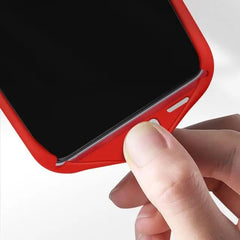 Husa protectie Kaveny pentru Samsung S21 FE Liquid Silicone Rosu