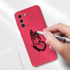 Husa protectie Kaveny pentru Samsung S21 FE Liquid Silicone Fuchsia/Roz