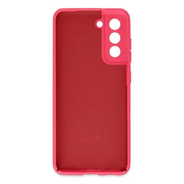 Husa protectie Kaveny pentru Samsung S21 FE Liquid Silicone Fuchsia/Roz