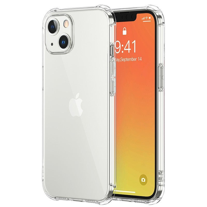 Husa protectie pentru Apple iPhone 11, Kaveny, TPU, Antisoc, Protectie colturi, Rezistenta la impact, 1.5 mm, Transparenta