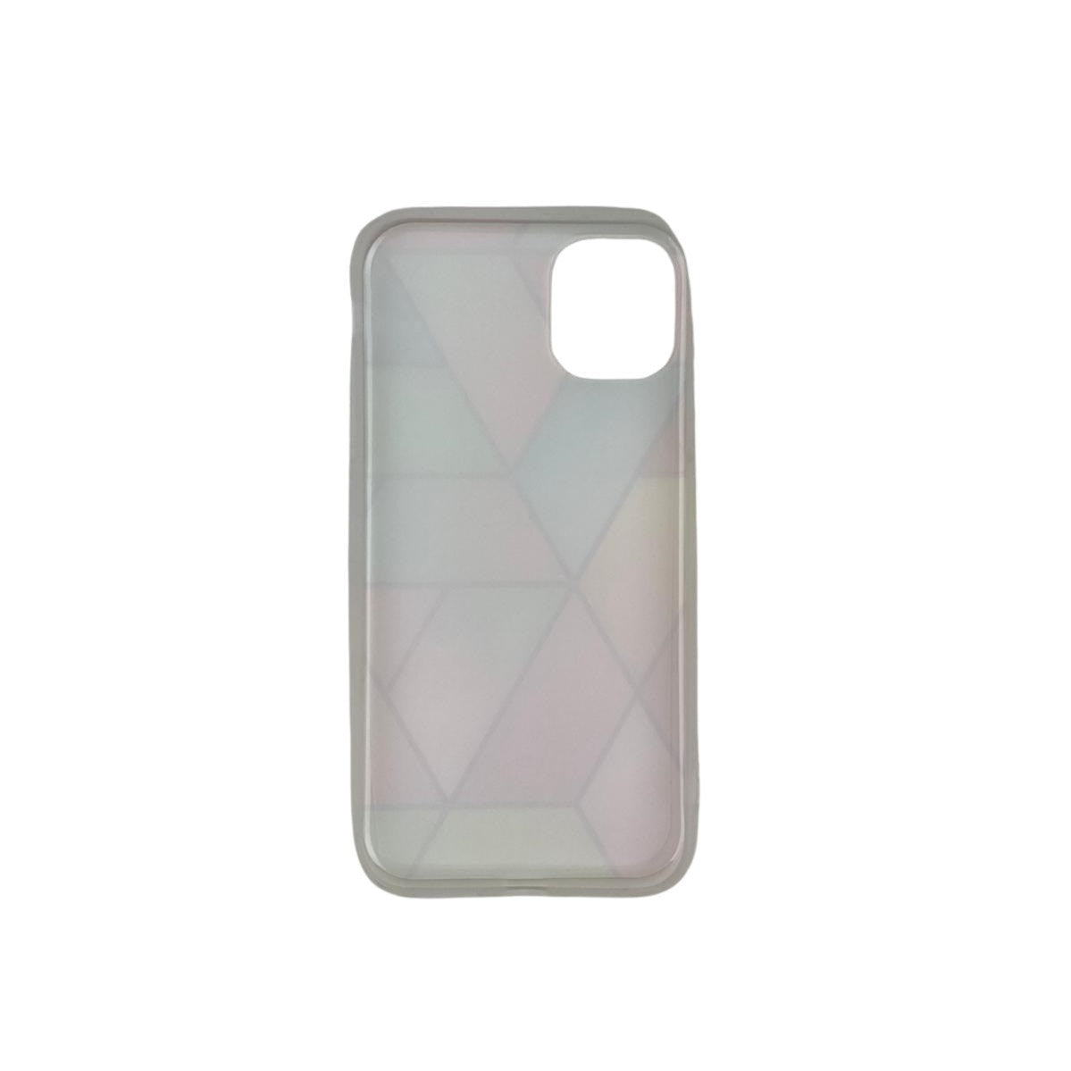 Husa protectie pentru Apple iPhone 11 Pro Max Soft IMD TPU Marble Geometric Roz