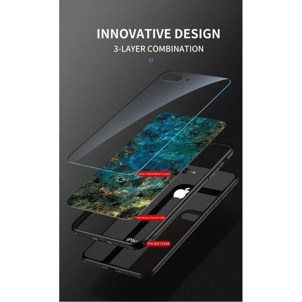 Husa protectie pentru Apple iPhone XR Marble Glass Model 4
