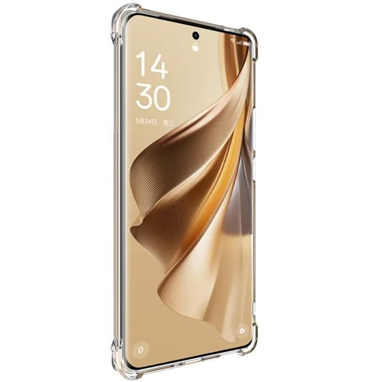 Husa protectie pentru Oppo Reno 8 Pro 5G, Kaveny, TPU, Antisoc, Protectie colturi, Rezistenta la impact, 1.5 mm, Transparenta