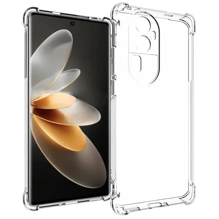 Husa protectie pentru Oppo Reno 8 Pro 5G, Kaveny, TPU, Antisoc, Protectie colturi, Rezistenta la impact, 1.5 mm, Transparenta