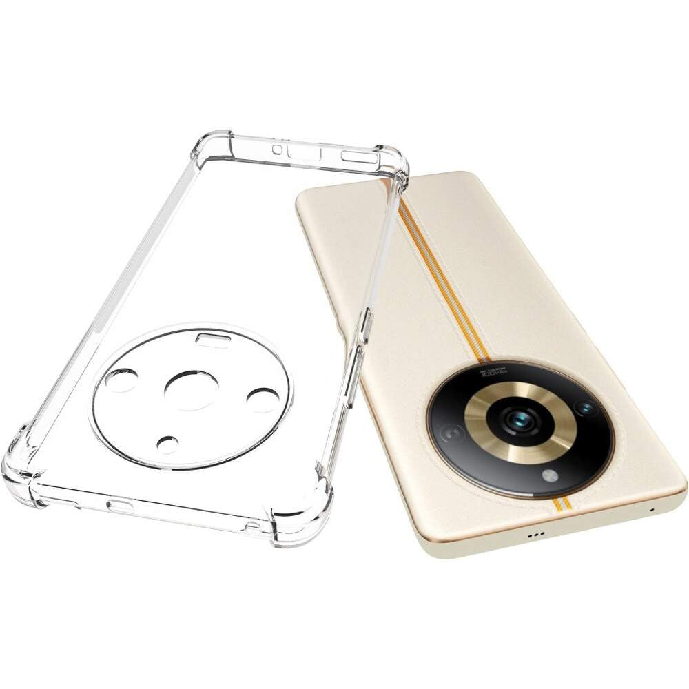 Husa protectie pentru Realme GT 2 / GT Neo 2, Kaveny, TPU, Antisoc, Protectie colturi, Rezistenta la impact, 1.5 mm, Transparenta