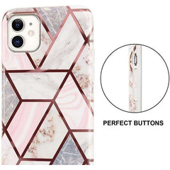 Husa protectie pentru Samsung A71 Soft IMD TPU Marble Geometric Alb