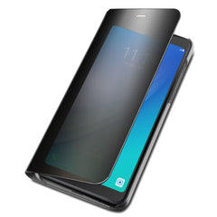 Husa Samsung Galaxy A8 2018 Flip Cover Oglinda Negru