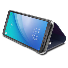 Husa Samsung Galaxy A8 2018 Flip Cover Oglinda Negru
