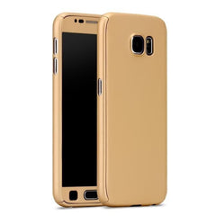 Husa Samsung Galaxy J3 2017 Full Silicone 360 Auriu