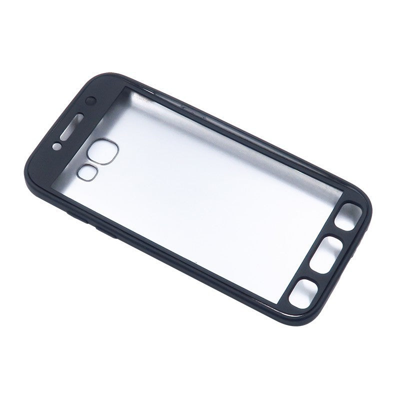 Husa Samsung Galaxy J5 2016 Full Silicone 360 Negru + Folie de protectie