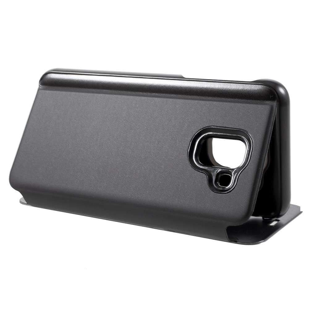 Husa Samsung Galaxy J6 Plus 2018 Kaveny® Flip Cover Oglinda Negru