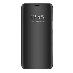 Husa Samsung Galaxy J6 Plus 2018 Kaveny® Flip Cover Oglinda Negru
