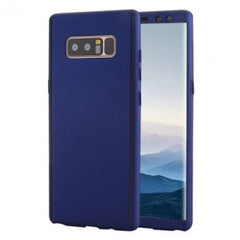 Husa Samsung Galaxy J7 2017 Full Cover 360 Albastru + Folie de protectie