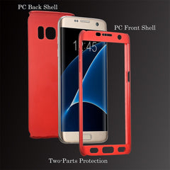 Husa Samsung Galaxy S7 Edge Full Silicone 360 Rosu