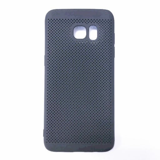 Husa Samsung Galaxy S7 Edge Tpu cu gauri Negru