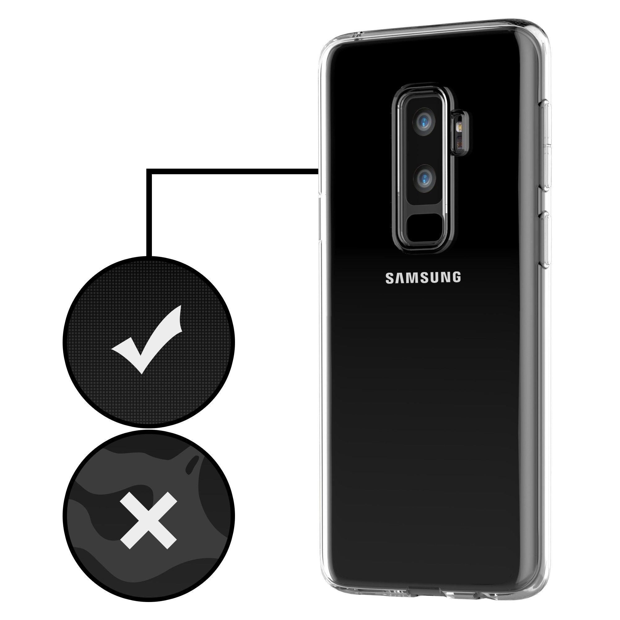 Husa Samsung Galaxy S9 Plus Kaveny® Tpu Transparent 0.6 mm