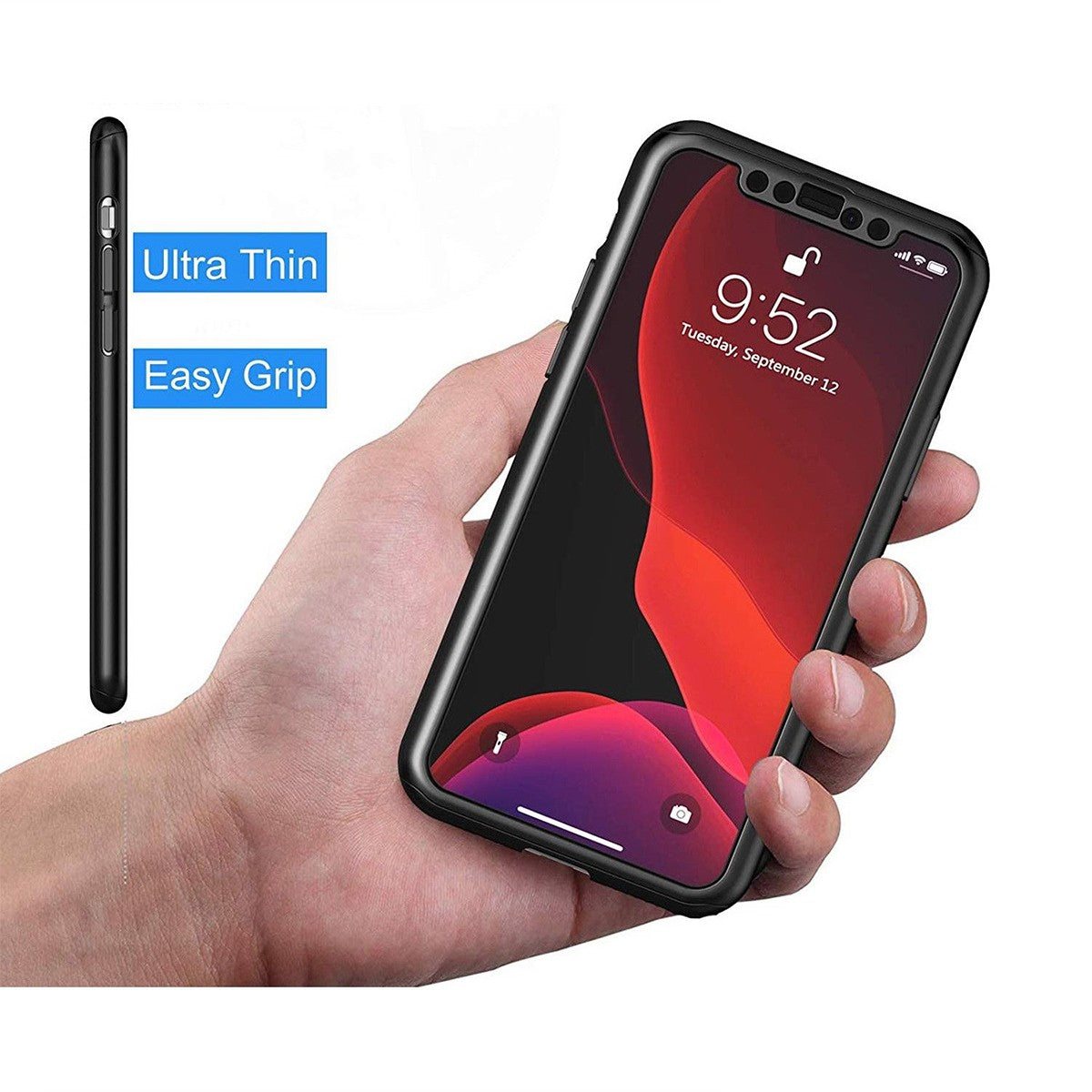 Husa Samsung Galaxy S9 Plus Full Cover 360 Negru
