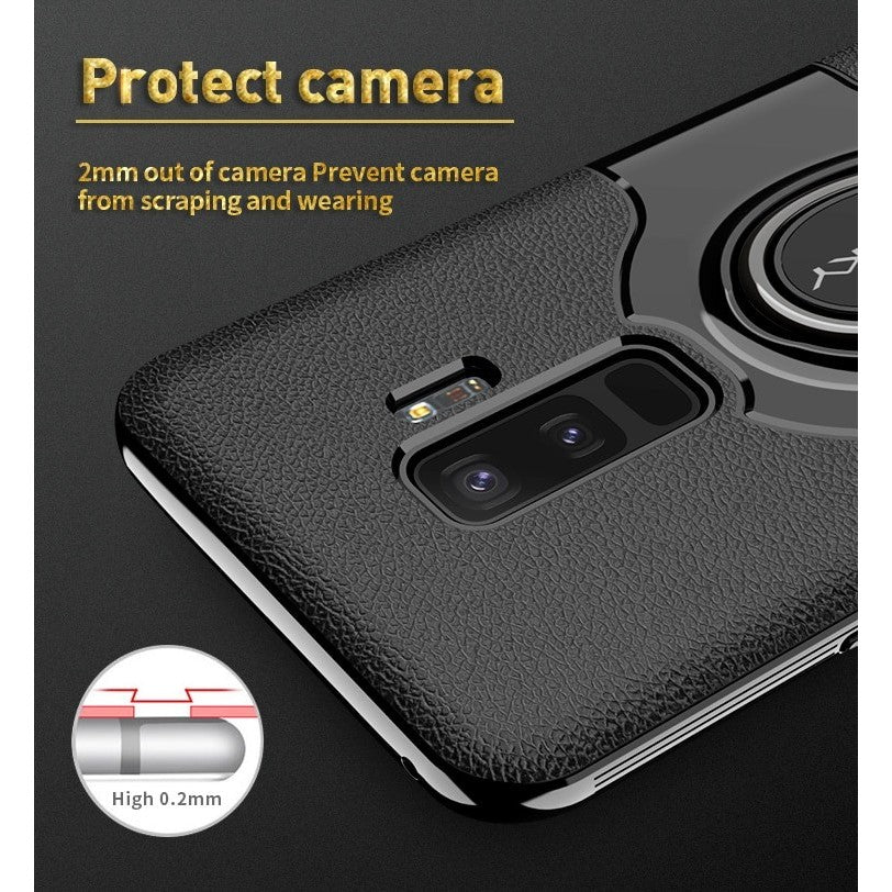 Husa Samsung Galaxy S9 Plus Ipaky Ring Negru