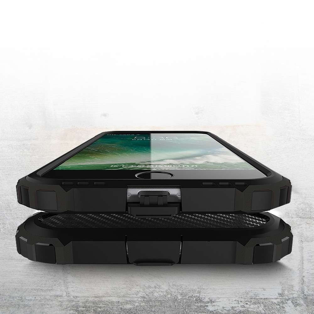 Husa de Protectie, Kaveny, pentru Samsung Galaxy S10 Lite, Defender Model 1, silicon, plastic, Negru