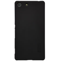 Husa Sony Xperia M5 Nillkin Frosted Shield Negru + Folie de protectie