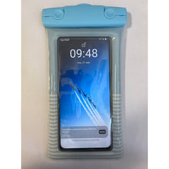 Husa subacvatica Cushion Waterproof Kaveny, Snowproof, Universala, Dungata, cu Snur, pentru telefon sau documente, Bleu