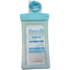 Husa subacvatica Cushion Waterproof Kaveny, Snowproof, Universala, Dungata, cu Snur, pentru telefon sau documente, Verde Menta