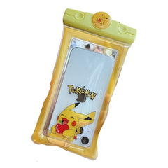Husa subacvatica Mascot Waterproof Kaveny, Snowproof, Universala, cu Snur, pentru telefon sau documente, Pika, Galben