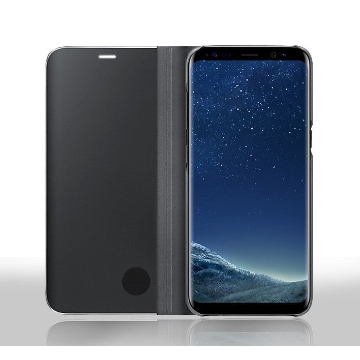 Husa Tip Carte, Kaveny, Compatibila cu Huawei Mate 10 Lite, Flip Cover Oglinda, Violet