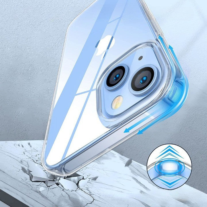 Husa TPU pentru iPhone 14 Plus, Kaveny, Silicon, Protectie Antisoc, Transparenta