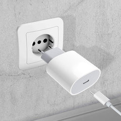 Adaptor pentru iPhone, Type-C, Fast charge, Putere 20 W, Kadeny, Alb