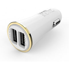 Incarcator auto 2USB 3.4A Negru + Cablu Lightning 1m Rosu Cod Produs 08079