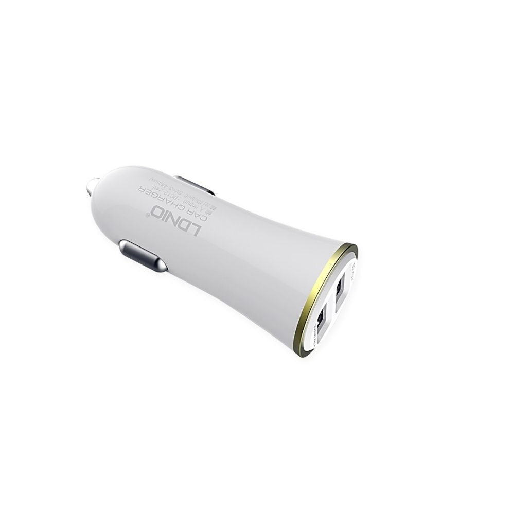 Incarcator auto 2USB 3.4A Negru + Cablu Lightning 1m Rosu Cod Produs 08079