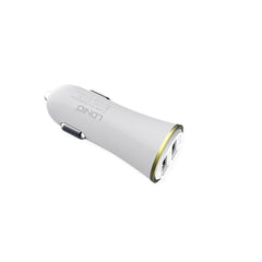 Incarcator auto 2USB 3.4A Negru + Cablu Lightning 1m Rosu Cod Produs 08079