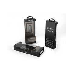 Incarcator auto Fast Charging 3A + Cablu Lightning 1m Argintiu Cod Produs 08079