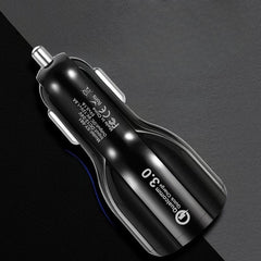 Incarcator Auto, Kadeny, Pentru Bricheta, Incarcare Rapida, Interfata USB, 12V-24V, Negru