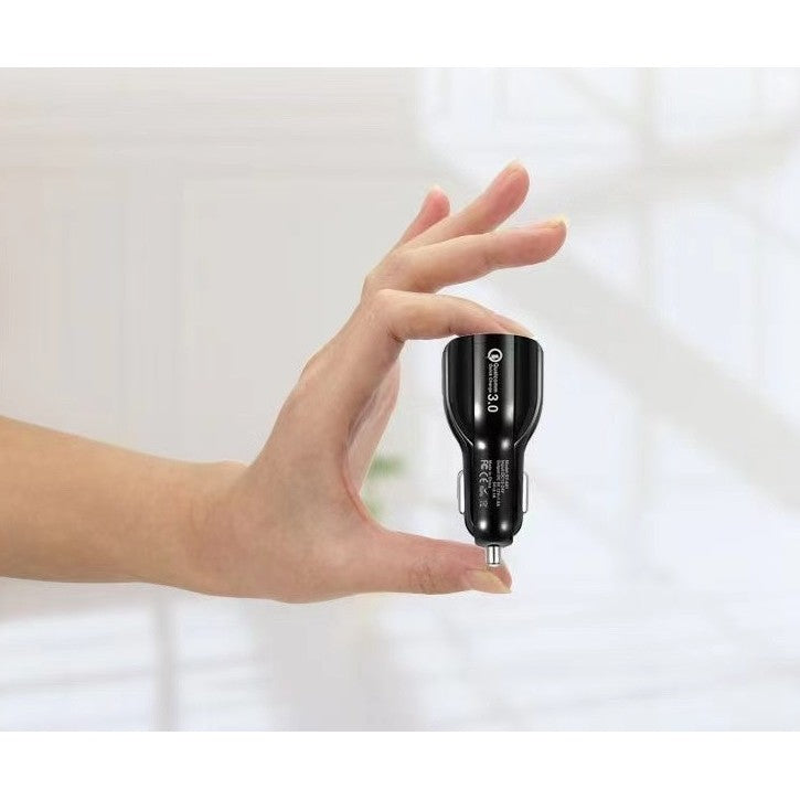 Incarcator Auto, Kadeny, Pentru Bricheta, Incarcare Rapida, Interfata USB, 12V-24V, Negru