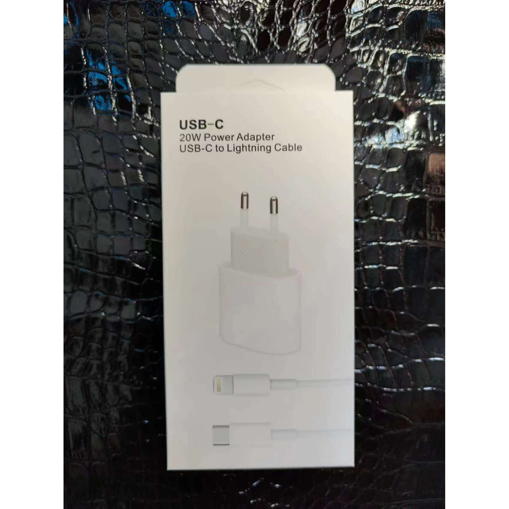 Incarcator compatibil cu iPhone, USB Type-C, Fast charge, Putere 20W, Kadeny, Alb